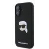 KARL LAGERFELD futerał do IPHONE 16 kompatybilny z MagSafe KLHMP16SSKHPPLK (Sil KL Head Print) czarny